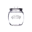 KILNER universal storage jar with screw-top lid, clear glass container for food storage and pantry organization.