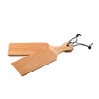 KILNER clear butter board with a smooth wooden surface for spreading and serving butter.