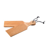 KILNER clear butter board with a smooth wooden surface for spreading and serving butter.