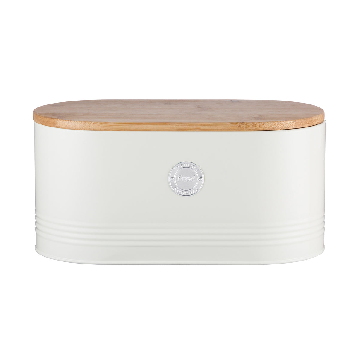 TYPHOON Vorratsbehälter in pastellcreme, LIVING series, with a clear lid and sleek storage design.