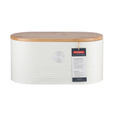 TYPHOON Vorratsbehälter in pastellcreme for storing dry goods, with a clear lid and sleek design.