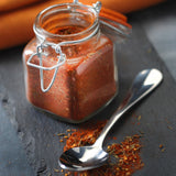 KILNER spice jars set with six clear glass containers, each holding 70 ml, ideal for storing spices and herbs.
