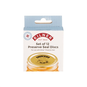 KILNER metal Einkoch-Vakuumdichtung set of 12, reusable sealing rings for preserving jars and canning.
