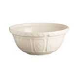 Mason Cash mixing bowl in cream color, large ceramic Rührschüssel for baking and food preparation, with classic design.