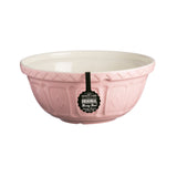 Pink Mason Cash mixing bowl, Rührschüssel, with a smooth, rounded interior and classic design for baking and mixing tasks.