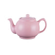 Pink Teekanne by P & K, featuring a stylish teapot with a smooth, rounded design and a matching lid.