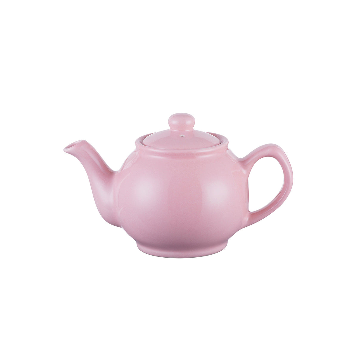 Pink P & K Kensington Teekanne teapot with a sleek design, featuring a smooth handle and spout, on a neutral background.