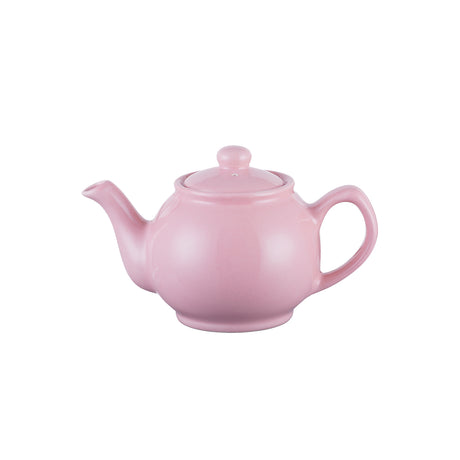 Pink P & K Kensington Teekanne teapot with a sleek design, featuring a smooth handle and spout, on a neutral background.