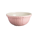 Pink Mason Cash mixing bowl with a smooth, rounded design, perfect for baking and food preparation.
