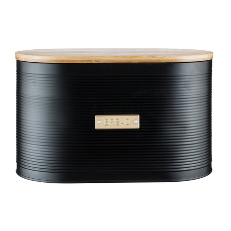 Black TYPHOON Vorratsbehälter storage container with a clear lid, designed for kitchen organization and food storage.