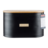 Black TYPHOON Vorratsbehälter storage container with a sleek design, ideal for kitchen organization and food storage.