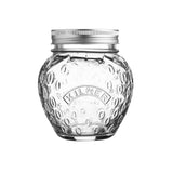 Clear glass marmalade jar by KILNER with a screw-top lid, transparent and ideal for storing homemade jams and preserves.