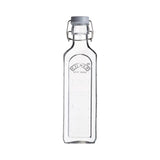 Clear KILNER Clip Square canning jar for preserves and storage, with a secure clip lid and durable glass design.