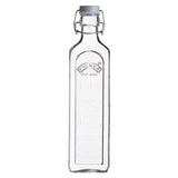 KILNER clear Clip Square canning jar with metal clip closure, used for preserving fruits and vegetables
