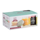 KILNER baby glass jars in clear and colorful designs, suitable for storing baby food or snacks, with a secure lid.