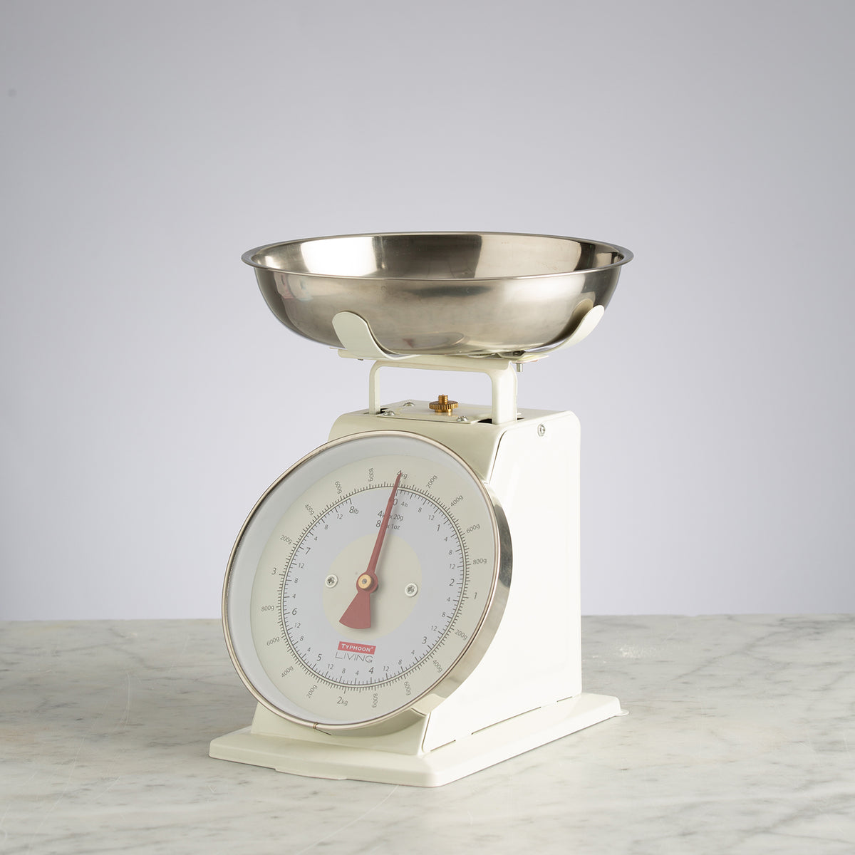 TYPHOON Küchenwaage in creme, digital kitchen scale with clean design and easy-to-read display for precise measurements.