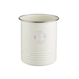 TYPHOON Vorratsbehälter in pastellcreme from the LIVING collection, clear container with a matching lid for food storage.