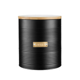 Black TYPHOON Vorratsbehälter storage container with a clear lid for kitchen organization.