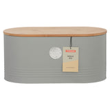 TYPHOON Vorratsbehälter in pastellgrau with a clear lid, designed for kitchen storage and organization.
