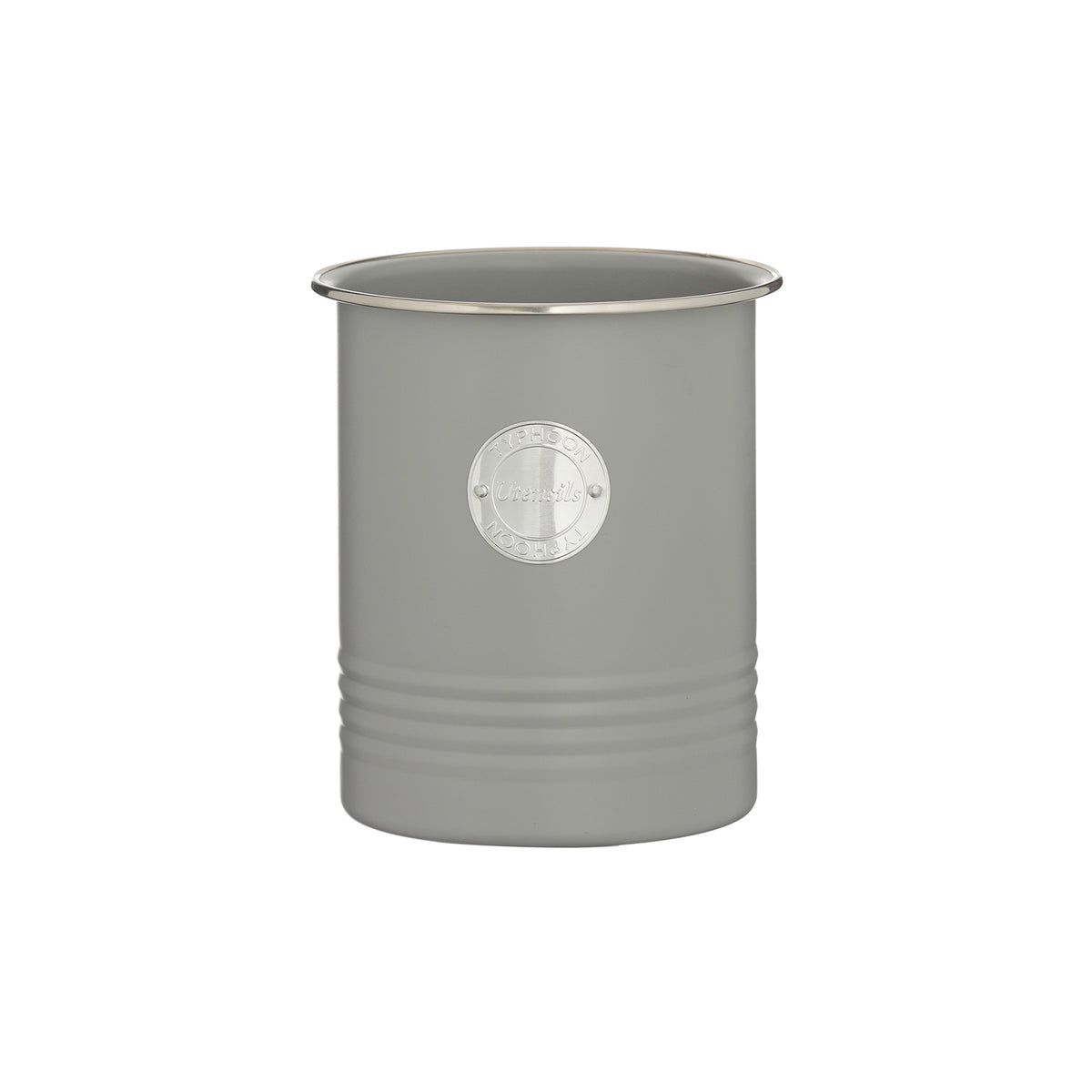 TYPHOON Vorratsbehälter LIVING in pastellgrau with a modern, rectangular design, ideal for kitchen storage.