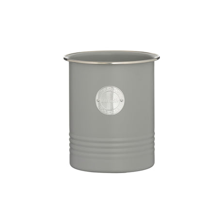 TYPHOON Vorratsbehälter LIVING in pastellgrau with a modern, rectangular design, ideal for kitchen storage.