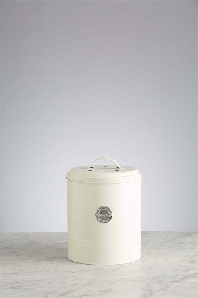 TYPHOON Vorratsbehälter in pastellcreme, LIVING collection, ceramic storage container for kitchen organization.