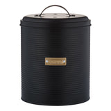 Black TYPHOON Vorratsbehälter storage container with a lid, designed for pantry organization and food storage.