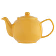 Yellow teapot by P & K, PRICE & KENSINGTON Teekanne with a glossy finish and traditional design.