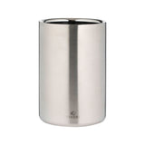 VINERS stainless steel wine cooler in silver with sleek, modern design, perfect for chilling wine bottles elegantly.