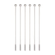 VINERS stainless steel cocktail stir sticks, silver, elegant bar tool for mixing drinks in a modern kitchen setting.
