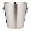 VINERS stainless steel champagne bucket in silver, showcasing its sleek design and polished finish.