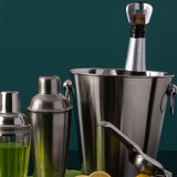 VINERS stainless steel champagne cooler in silver, elegant champagne bucket with a sleek design and polished finish.