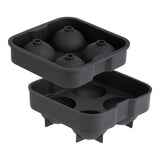 Black VINERS ice ball mold for making round ice spheres, shown in the image.