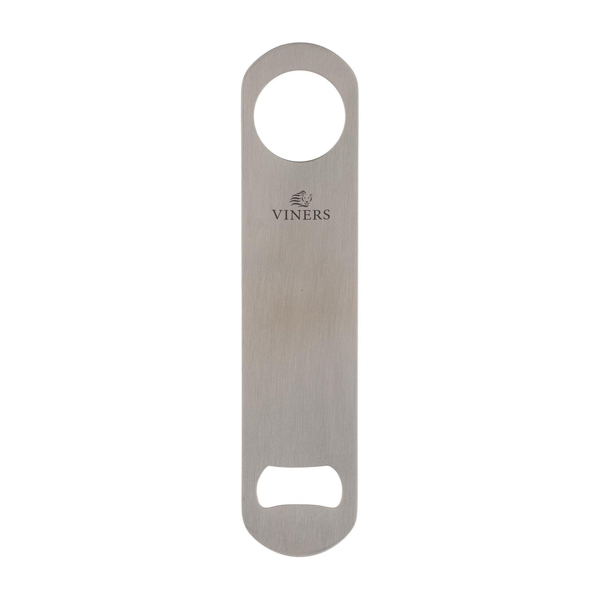 VINERS stainless steel bottle opener in silver with a sleek, modern design, perfect for opening bottles easily.