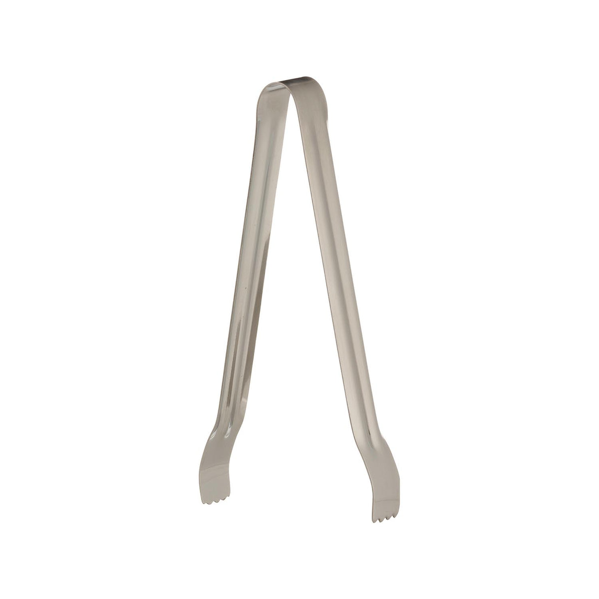 VINERS stainless steel ice tongs in silver, with a sleek, modern design for serving ice or small items.