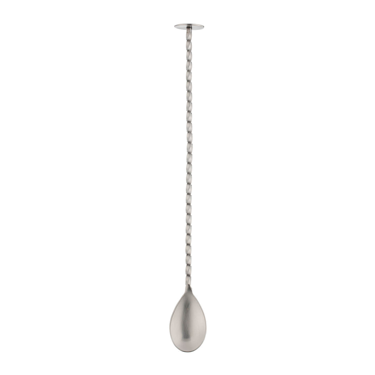 VINERS stainless steel cocktail spoon with a sleek silver finish, designed for stirring and serving cocktails.