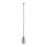 VINERS stainless steel cocktail spoon with a sleek silver finish, designed for stirring and serving cocktails.