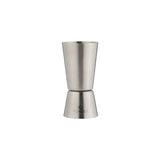 Viners stainless steel doppelmessbecher with two measuring cups, sleek silver design, perfect for precise kitchen measurements.