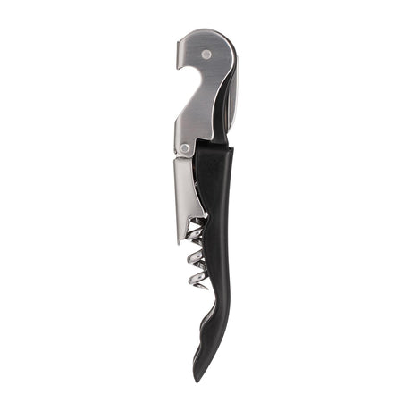 VINERS Knellers Freund silver bottle opener, stainless steel with engraved brand logo, displayed on a neutral background.