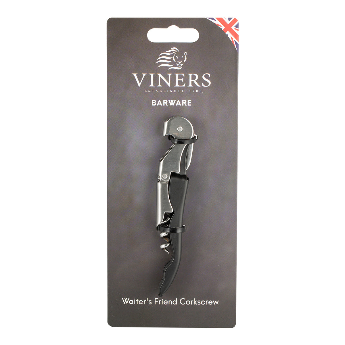 VINERS Knellers Freund silver bottle opener, sleek metal design with ergonomic handle, ideal for opening beer and soda bottles.