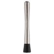 VINERS stainless steel cocktail muddler with a sleek silver finish, designed for crushing herbs and fruit in cocktails.