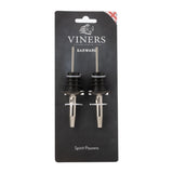 VINERS stainless steel spirit drink pourer with a sleek, modern design for easy and precise alcohol pouring.