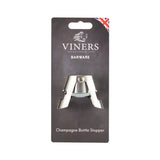 VINERS stainless steel bottle stopper in silver with a sleek, modern design, perfect for sealing wine or beverage bottles.