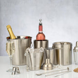 VINERS stainless steel bottle stopper in silver with a sleek, modern design for sealing wine or beverage bottles.