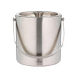 VINERS stainless steel ice bucket in silver with sleek design, ideal for chilling beverages at parties.