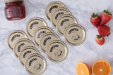 KILNER white vacuum sealing rings for wide-mouth jars, set of 12, used for preserving and sealing food.