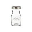KILNER glass juice bottle with a clear, cylindrical design and screw-top lid for storing fresh fruit juice.