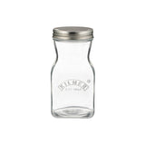 KILNER glass juice bottle with a clear, cylindrical design and screw-top lid for storing fresh fruit juice.