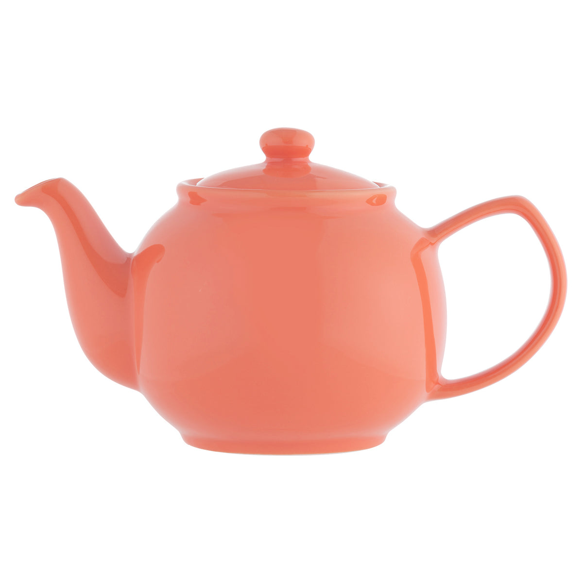 Teekanne orange tea kettle by Price & Kensington, featuring a vibrant orange ceramic finish and classic teapot design.