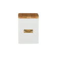White TYPHOON Vorratsbehälter (storage container) with a clear lid, designed for kitchen organization and food storage.
